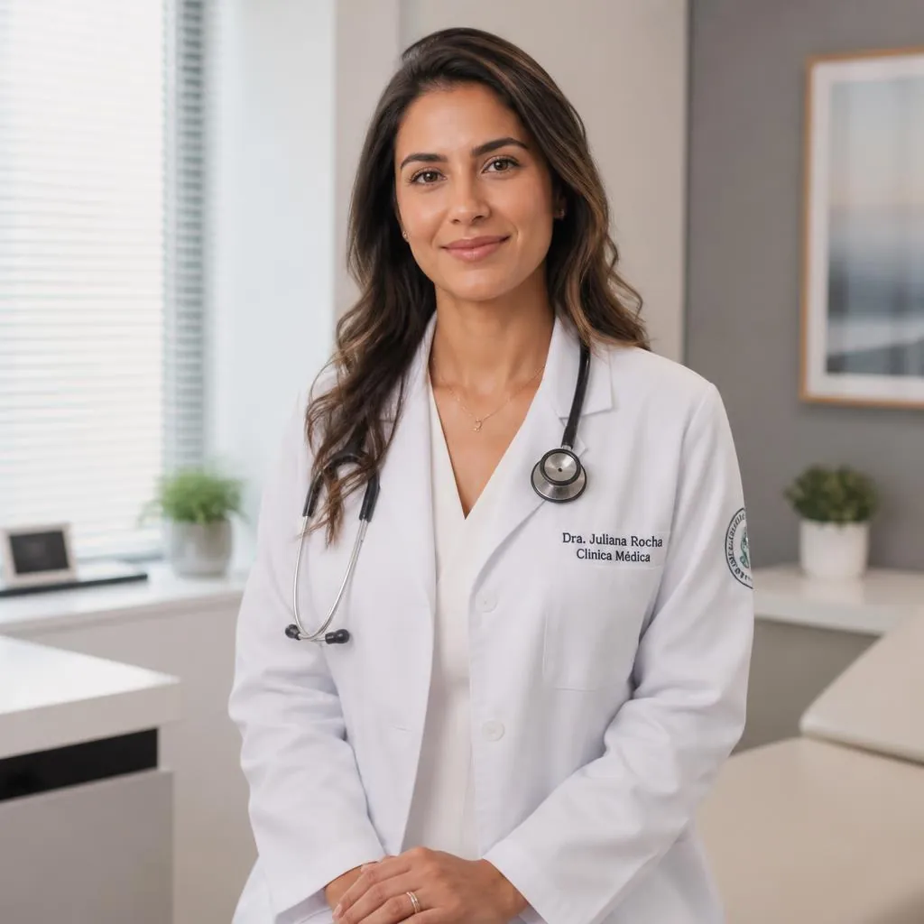 Médico em ambiente clínico
